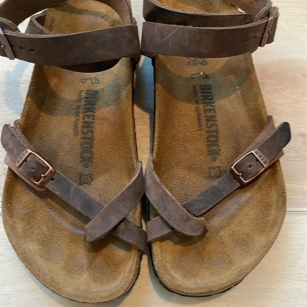 BIRKENSTOCK Yara  habana oiled Leather Sandal - Picture 5 of 10